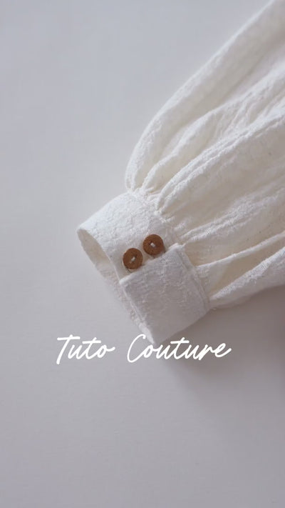 Tuto Couture Manche Bouffante Elastique Patron Personnalisable Atelier Charlotte Auzou