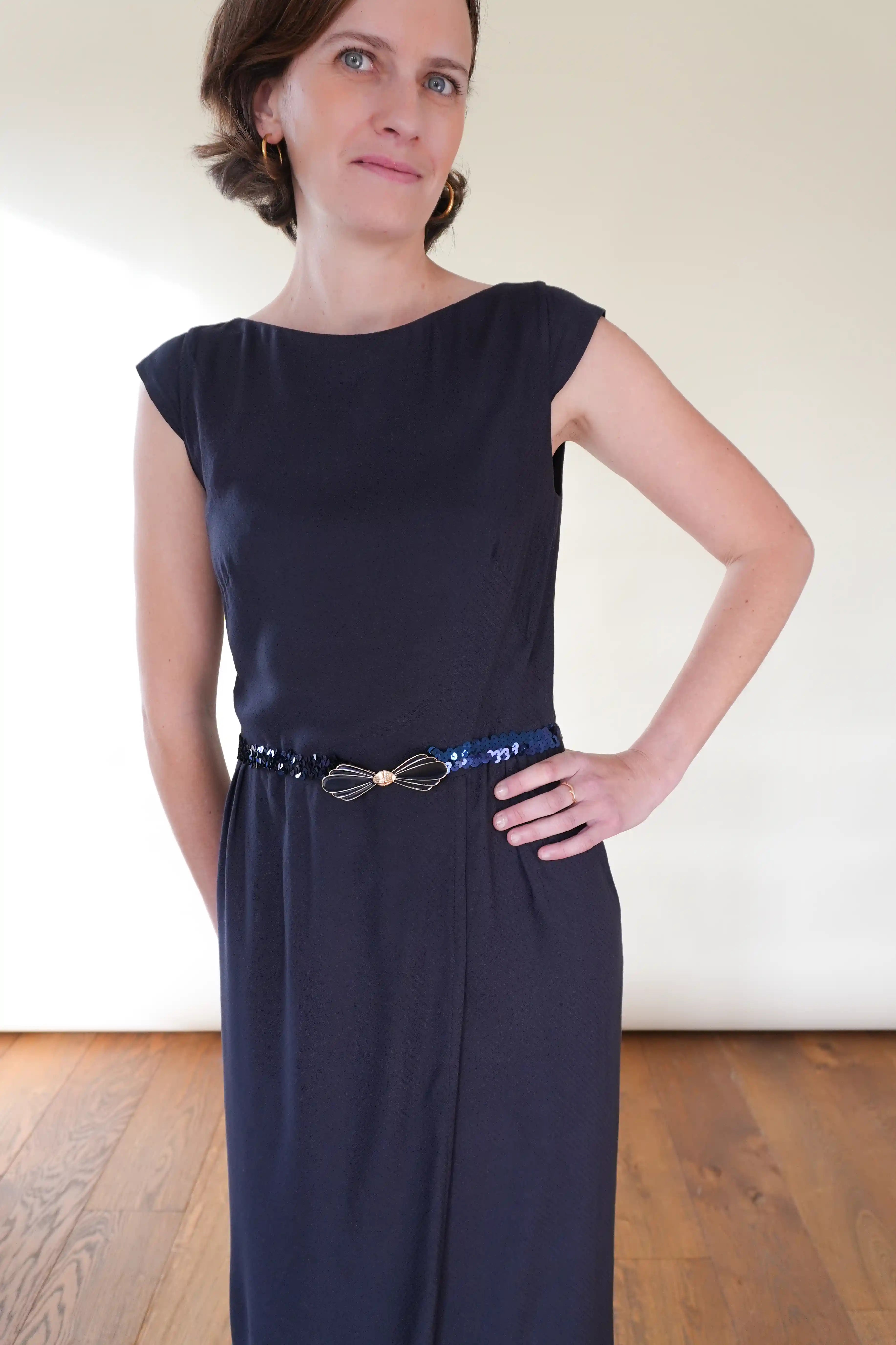 Robe Longue Encolure Bateau