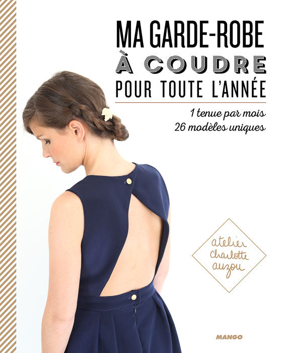 ma garde robe à coudre pour toute l'année livre de couture charlotte auzou couverture