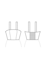 Le patron de couture Bustier à smocks est personnalisable pour créer des robes et combinaisons estivales et sur-mesure. Du 34 au 48 avec plusieurs types de poitrine et statures inclus. Une forme bustier ajusté à la poitrine et des bretelles larges. Le haut est entièrement doublé pour un effet emboitant. 