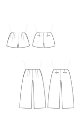 Patron De Couture PDF Pantalon Jupe Culotte À Personnaliser