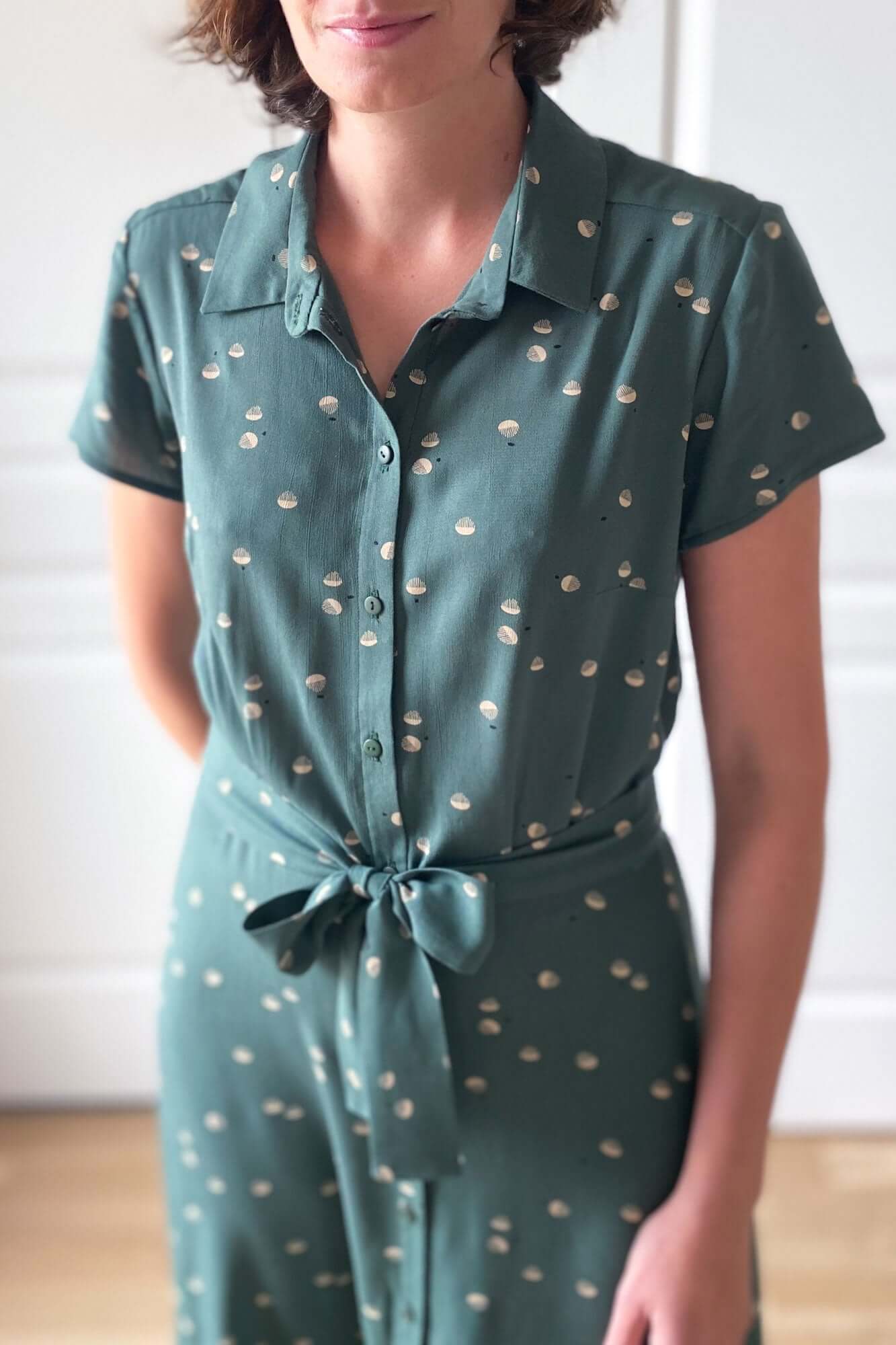 Patron de Couture de Robe Chemise Longue À Personnaliser