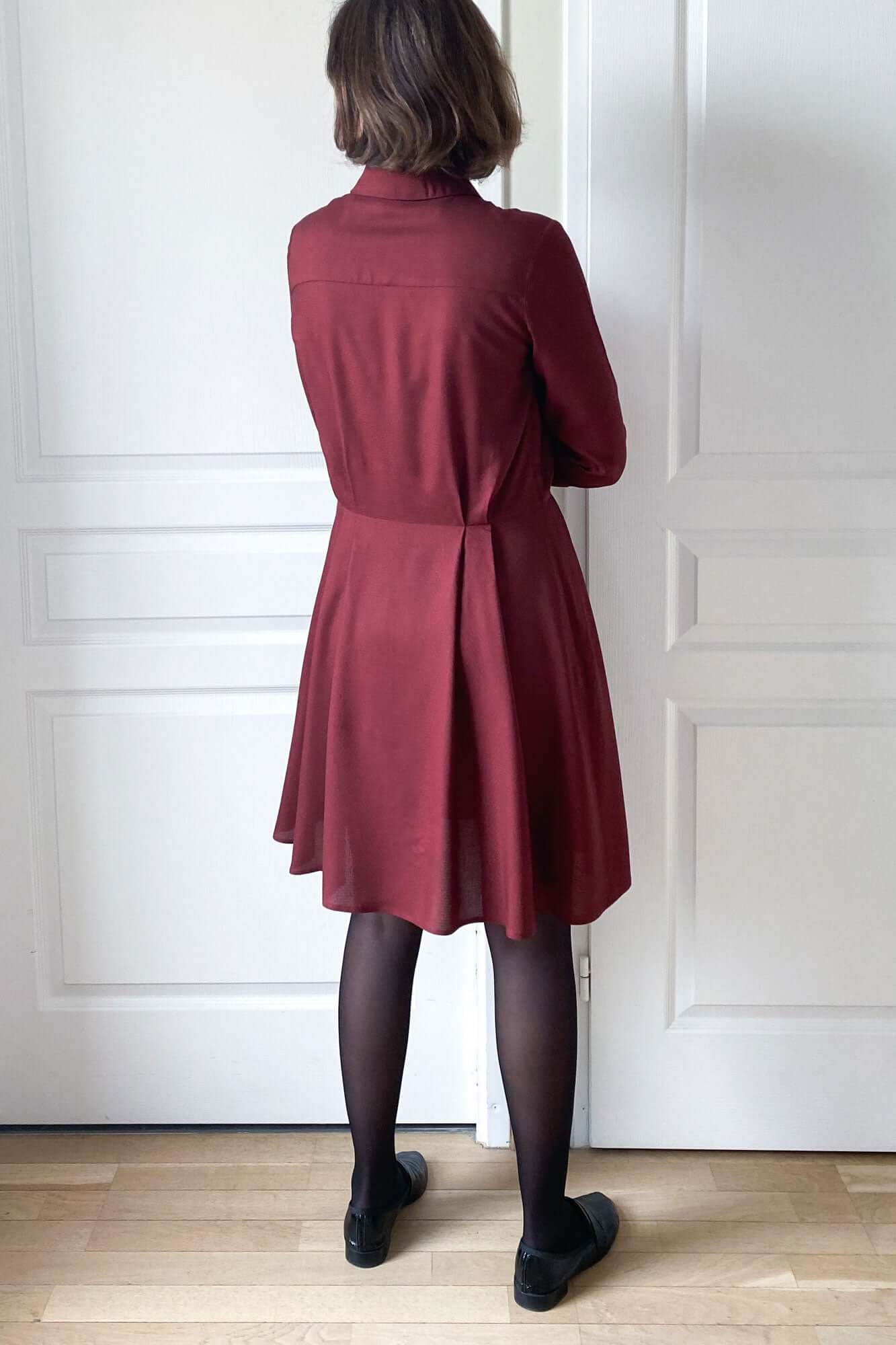 Patron De Couture Jupe À Plis Plats et Plis Creux PDF