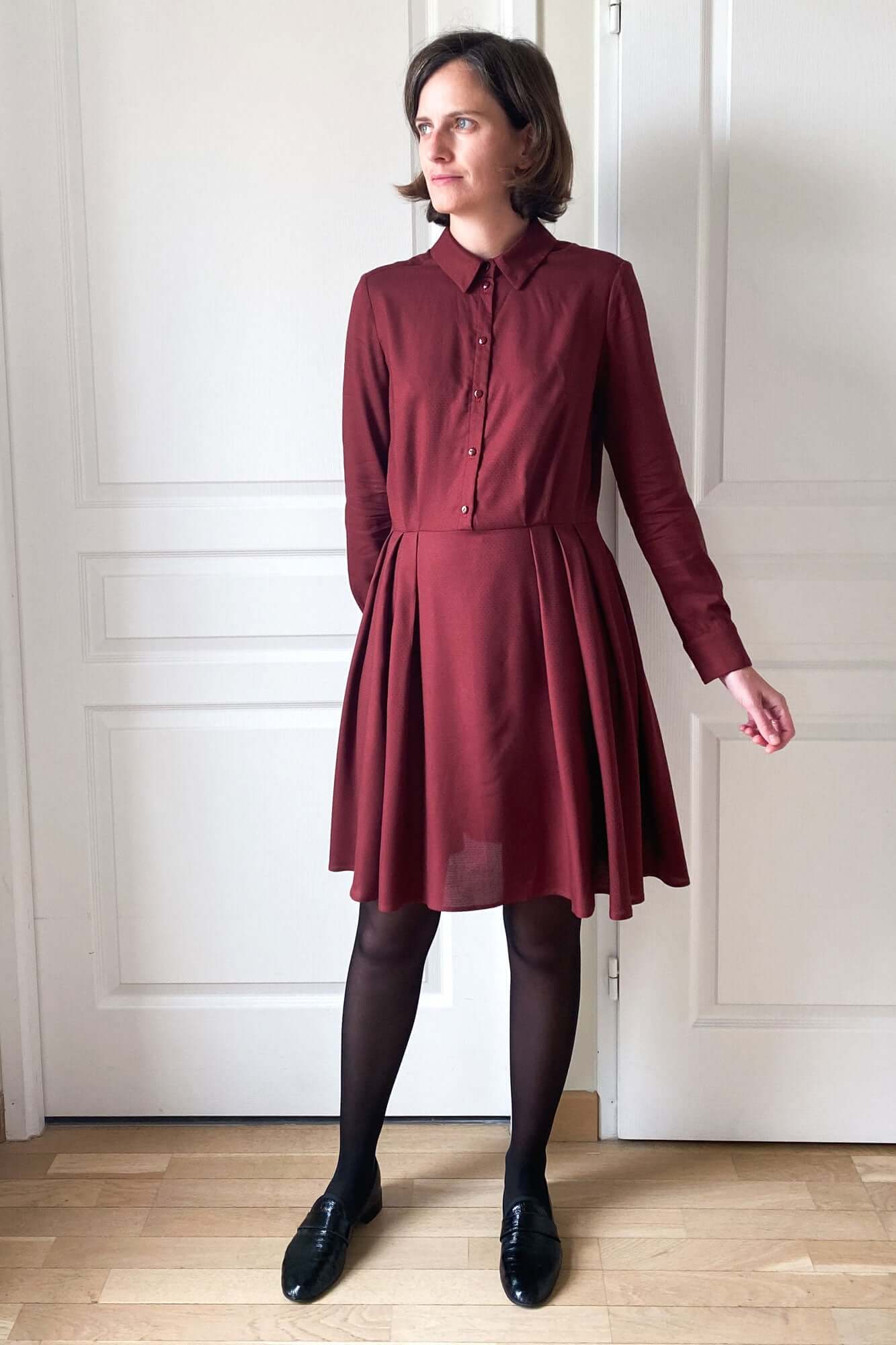 Patron De Couture Jupe À Plis Plats et Plis Creux PDF