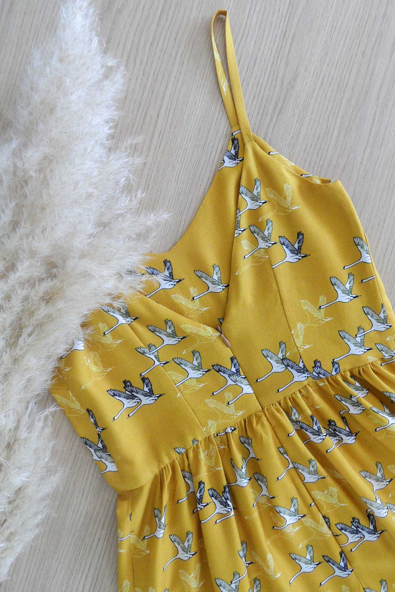 Patron de Couture Robe Caraco À Bretelles À Personnaliser