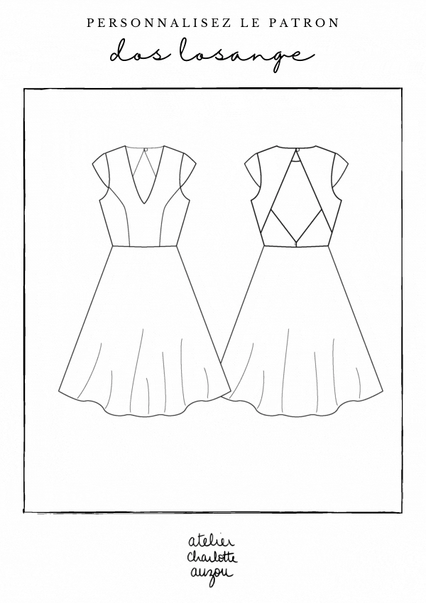Patron de couture robe de soirée Diva - PDF