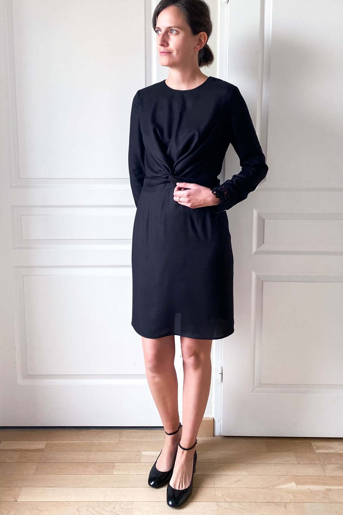 Patron De Couture Robe Avec Liens À Nouer À La Taille PDF