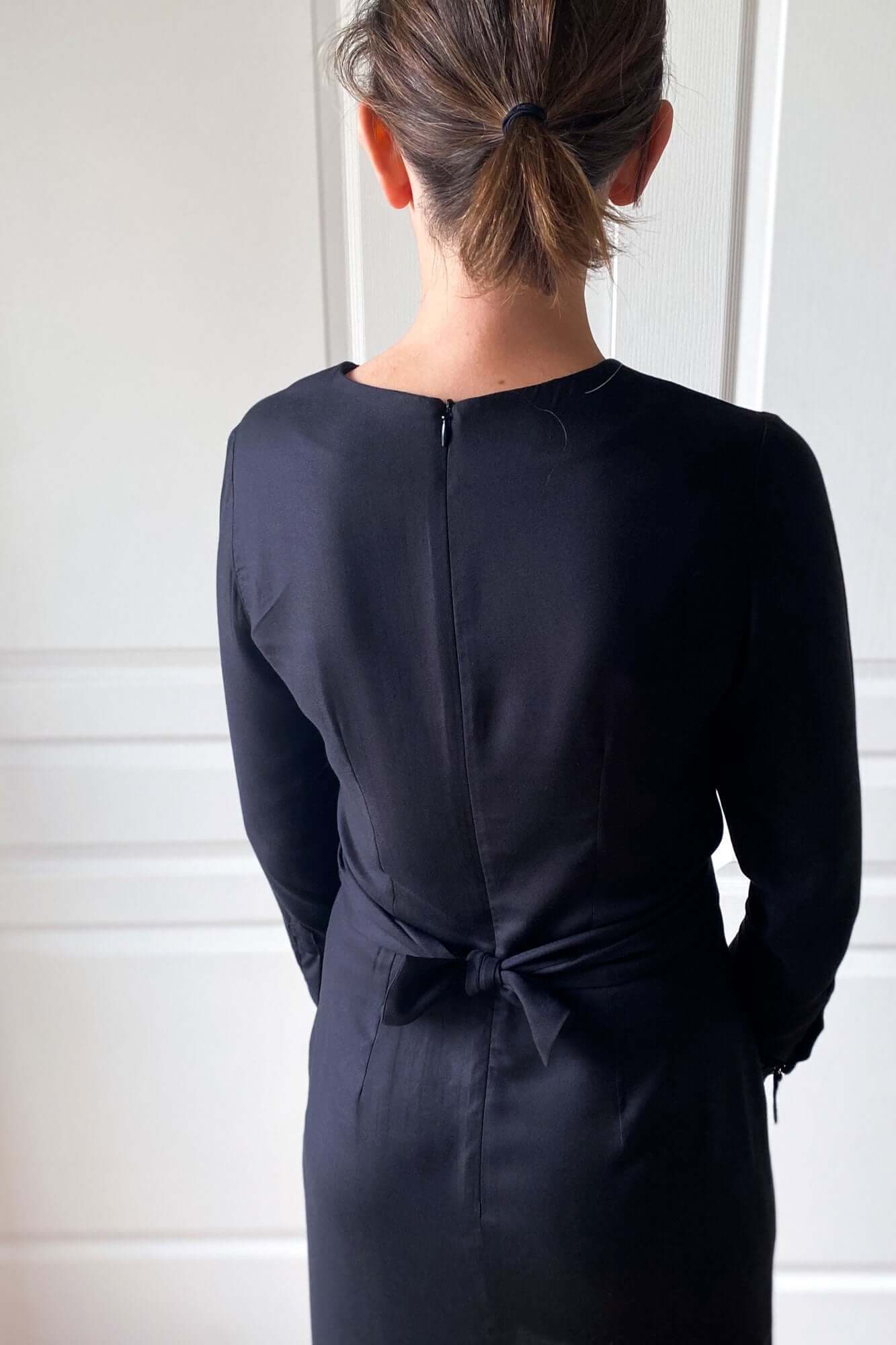Patron De Couture Robe Avec Liens À Nouer À La Taille PDF